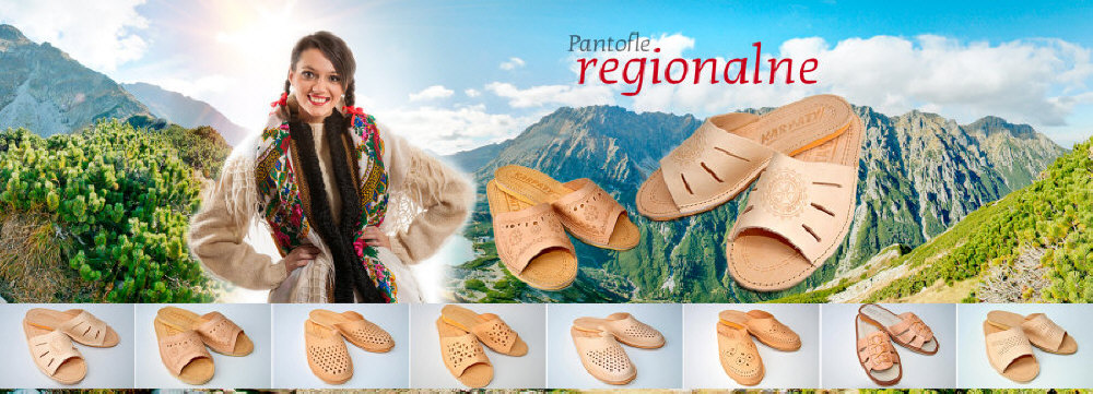 Pantofole regionali, pantofole Highlander, produttore di pantofole - KARPATY